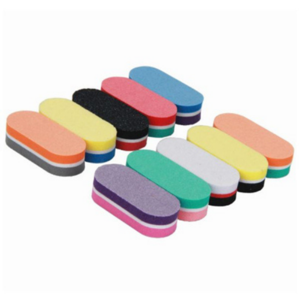Buffervijl mini ovaal 100/180 grit