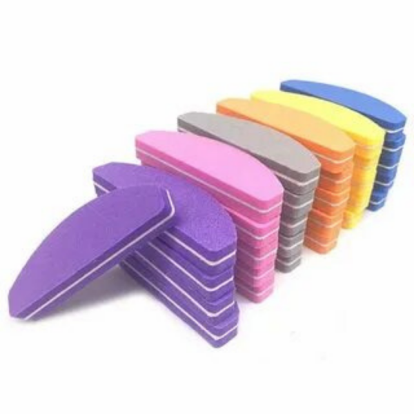 Buffervijl halve maan 100/180 grit