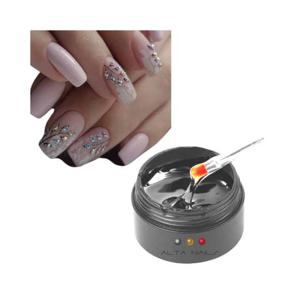 Fixing glue gel