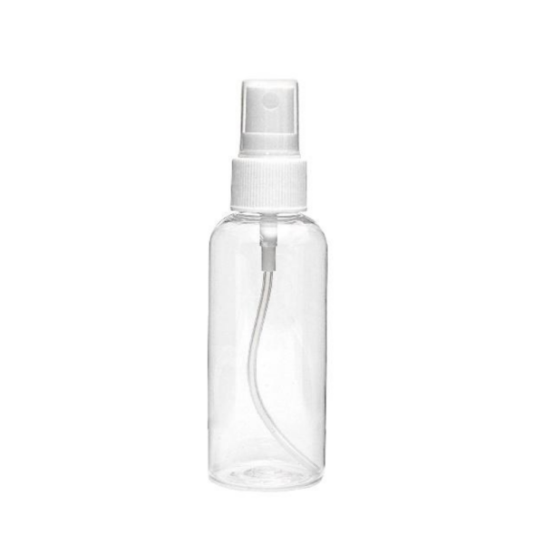 Empty fles met spraypomp wit